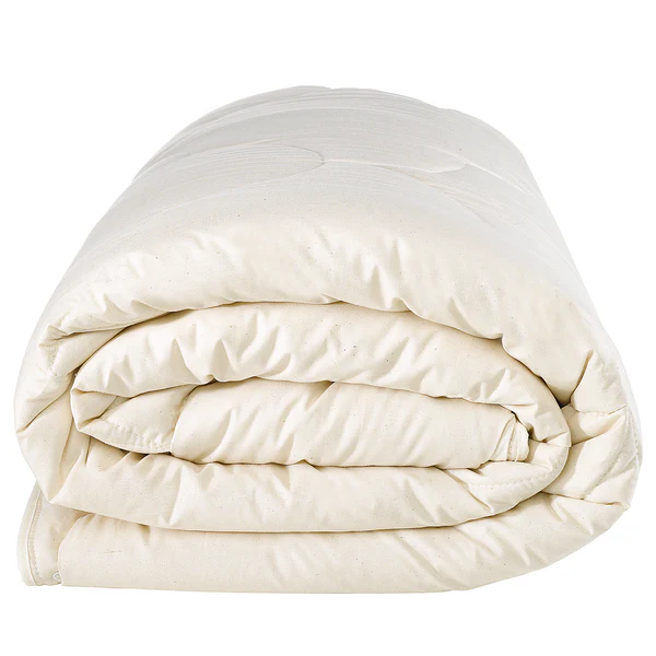 Ganzjahresdecke Hanf Relax - Baumwolle / Hanf - Beige - 155 x 220 cm - Image 3