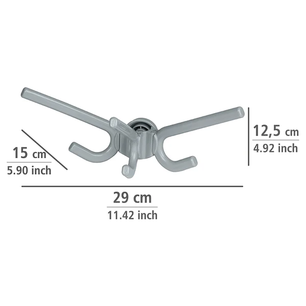 Garderobenhaken Herkules (2er-Set) - Grau - Image 10