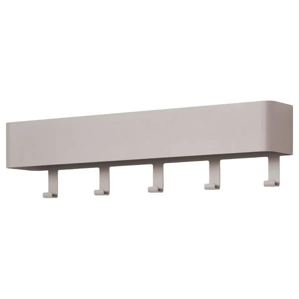 Garderobenleiste Cincoe - Metall - Taupe - Breite: 52 cm