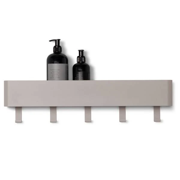 Garderobenleiste Cincoe - Metall - Taupe - Breite: 52 cm - Image 4
