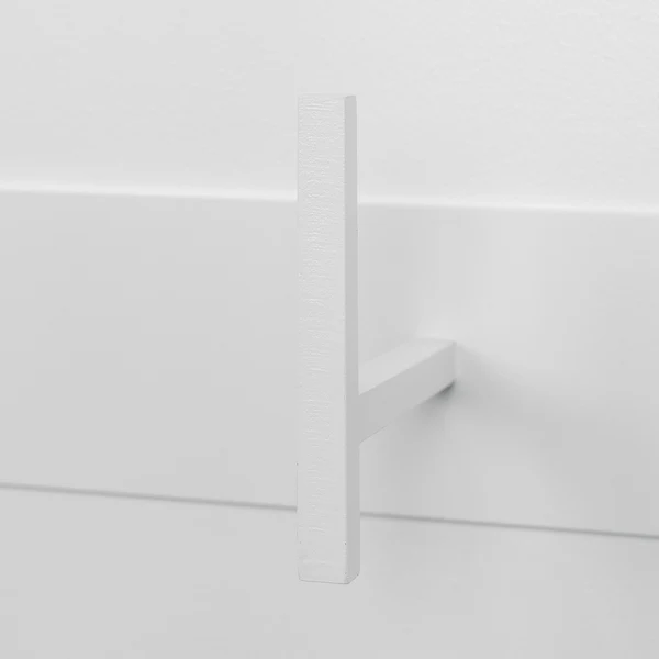 Garderobenleiste Colburn - Metall - Weiß - Breite: 49 cm - Image 6
