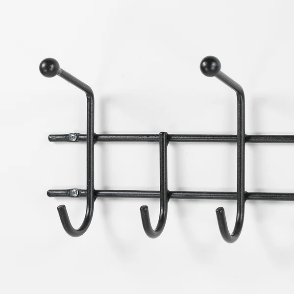 Garderobenleiste Honaker - Metall - Schwarz - Breite: 119 cm - Image 5