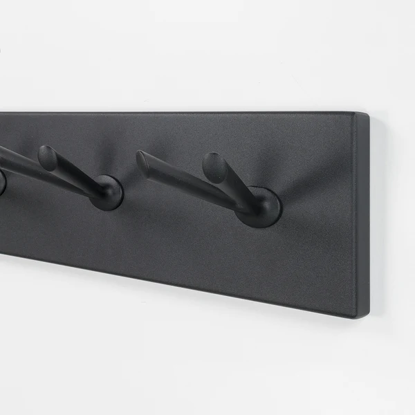 Garderobenleiste Willcox - Metall - Schwarz - Breite: 75 cm - Image 4