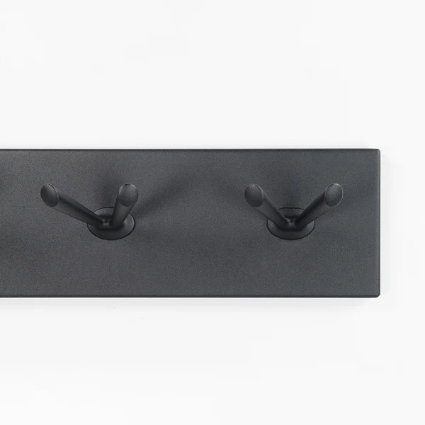 Garderobenleiste Willcox - Metall - Schwarz - Breite: 75 cm - Image 5