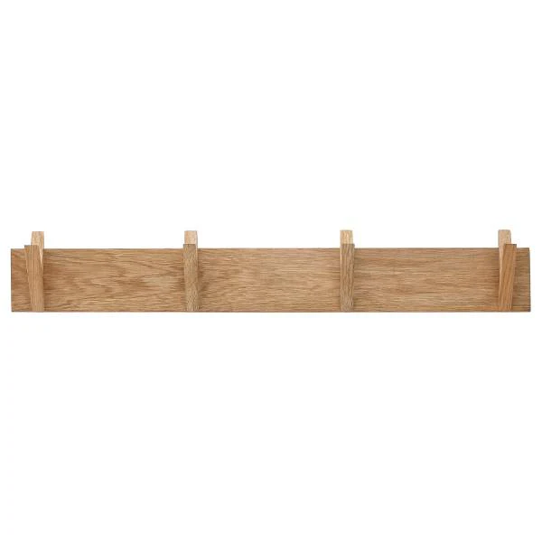 Garderobenleiste Woods Cross - Eiche - Breite: 80 cm - Image 2