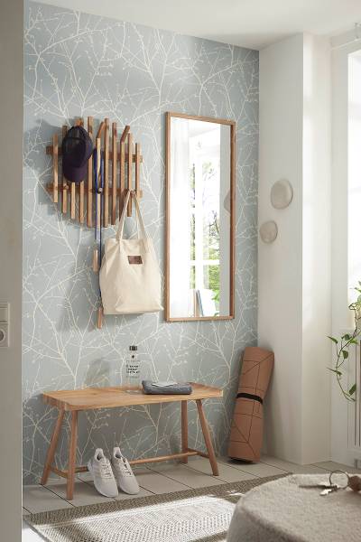 Garderobenpaneel Woods Cross Typ D rund - Eiche massiv - Eiche - Durchmesser: 60 cm - Image 3