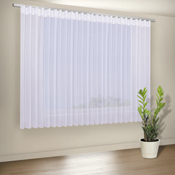 Gardine AFRA - Weiß - Textil - 450 x 150 cm - Image 2