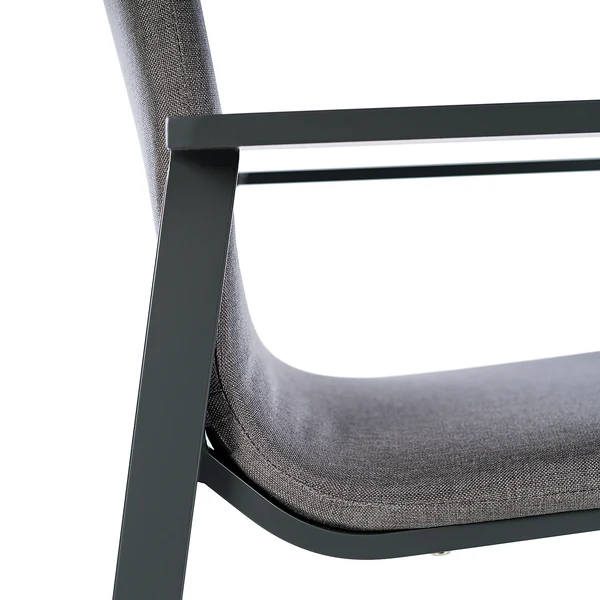 Gartenstuhl Kasama 2er-Set - Grau - Webstoff - Aluminium - 60 x 67 x 96 cm - Image 10