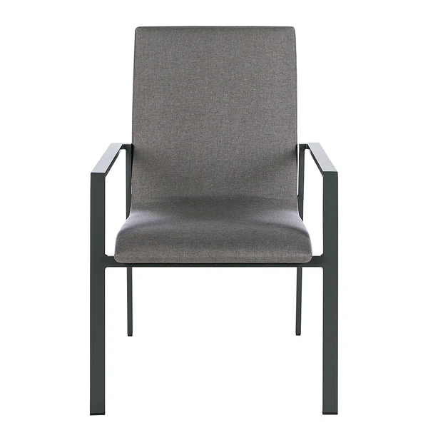 Gartenstuhl Kasama 2er-Set - Grau - Webstoff - Aluminium - 60 x 67 x 96 cm - Image 4