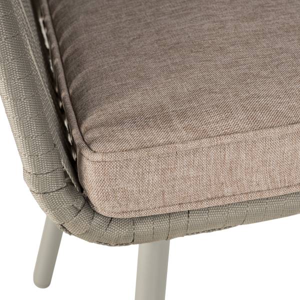 Gartenstuhl NOXI 2er-Set - Stahl / Polyester - Taupe - Image 21