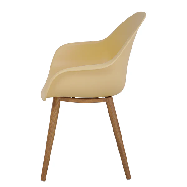 Gartenstuhl VACY 2er-Set - Polyethylen / Stahl - Beige - Image 6