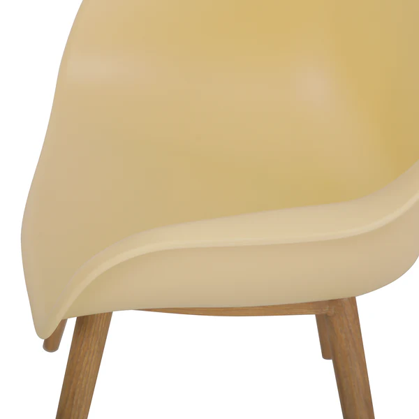 Gartenstuhl VACY 2er-Set - Polyethylen / Stahl - Beige - Image 8