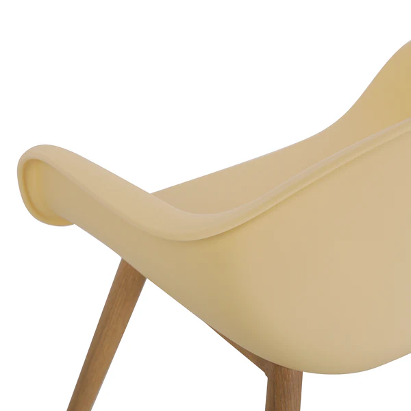 Gartenstuhl VACY 2er-Set - Polyethylen / Stahl - Beige - Image 9