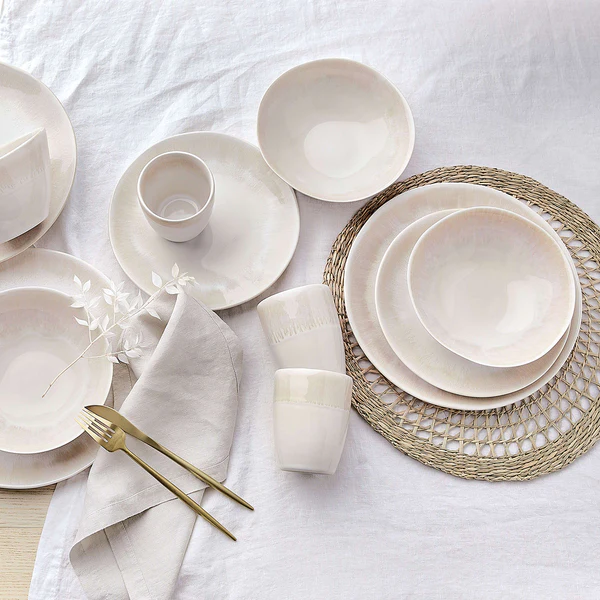 Geschirr-Set ATLANTIS 12-teilig - Steinzeug - Beige - Image 2