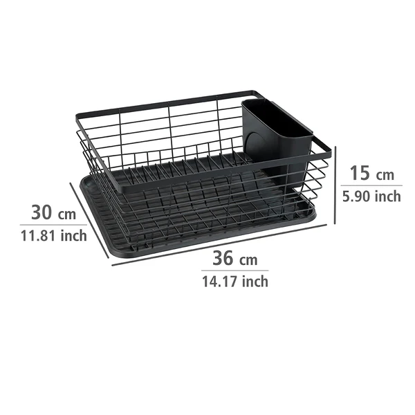 Geschirrabtropfer Drip - Metall / Polypropylen - Schwarz - Image 7