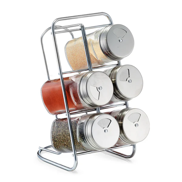 Gewürzständer-Set Hek (7-tlg.) - Klarglas - transparent - 9,3 x 15 x 18 - Image 3