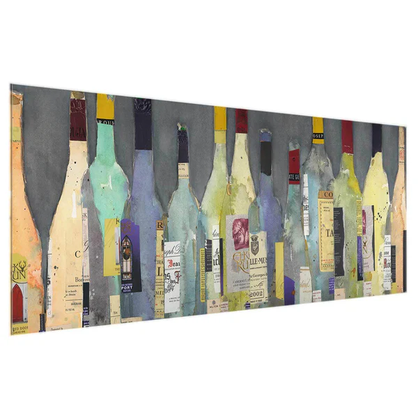 Glasbild Spirituosen - Blau - 125 x 50 x 0,4 cm - 125 x 50 cm - Image 7