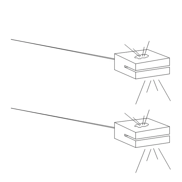 Glasbodenbeleuchtung Sky (2er-Set) - Kaltweiß