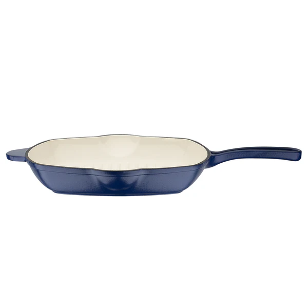 Grillpfanne Blue Magic - Gusseisen - Blau