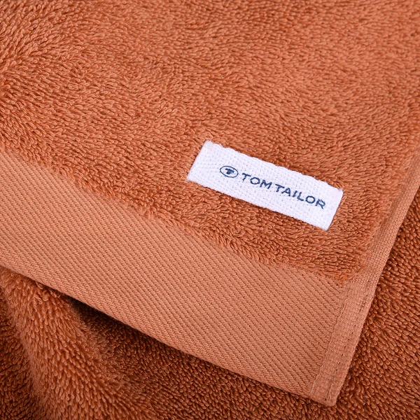 Handtuch Tom Tailor 2er-Set - Baumwolle - 50 x 100 cm - Terracotta - Image 4