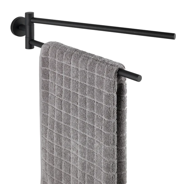 Handtuchhalter Bosio - Edelstahl - Schwarz - Image 3