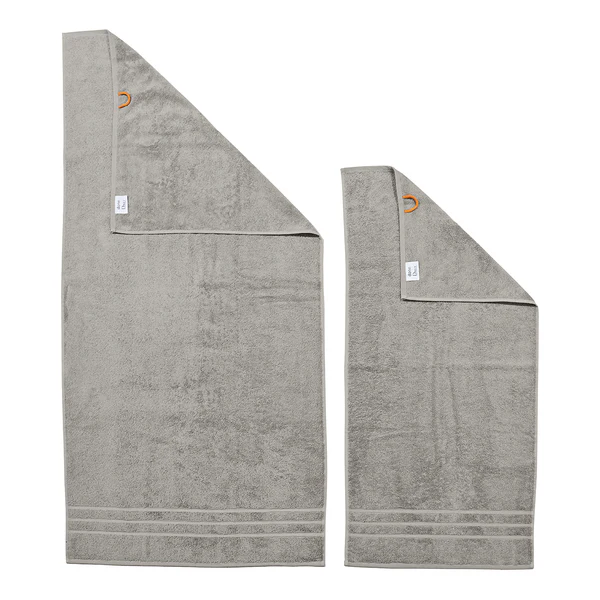 Handtuchset Daily Uni II (4-teilig) - Baumwollstoff - Taupe - Image 2