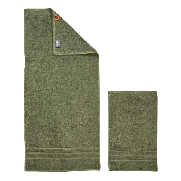 Handtuchset Daily Uni III (4-teilig) - Baumwollstoff - Khaki - Image 2