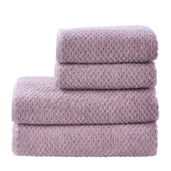 Handtuchset Prov Honeycomb II (4-teilig) - Baumwollstoff - Lavendel