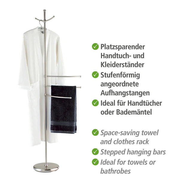 Handtuchständer Adiamo I - Stahl - Silber - Image 3
