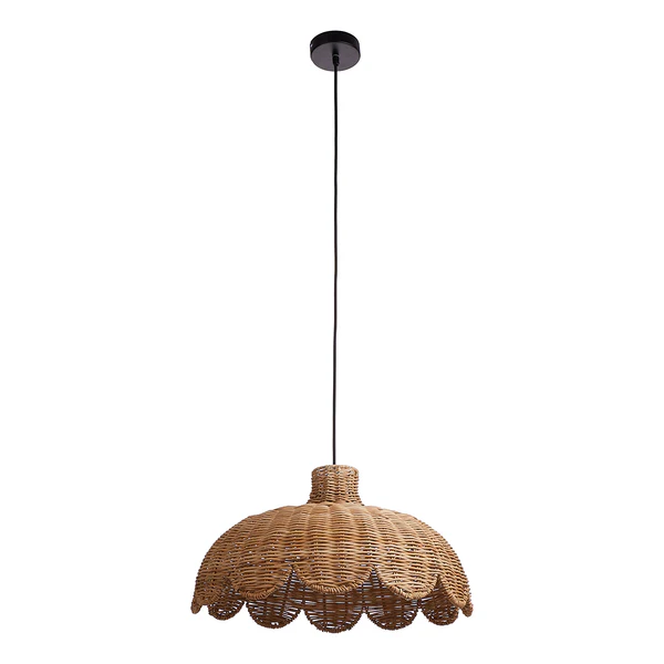 Hängeleuchte BLOMMA - Rattan - 1-flammig - Image 3