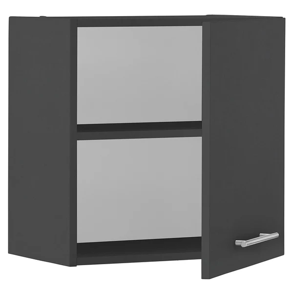 Hängeschrank Laundreezy 1 Tür - Anthrazit - Höhe: 50 cm - Image 4