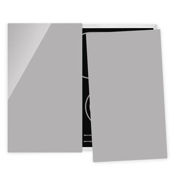 Herdabdeckplatte Caporio - Sicherheitsglas - Grau - 60 x 52 cm - Image 5
