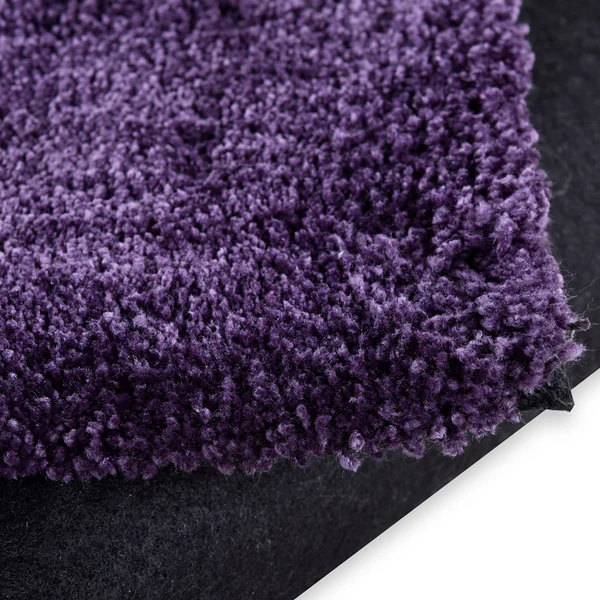 Hochflorteppich Cozy Uni - Kunstfaser - Violett - 85 x 155 cm - Image 5