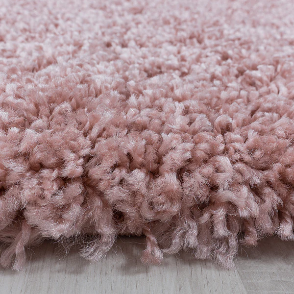 Hochflorteppich Eisenberg - Polypropylen - Rosa - 120 x 120 cm - Rosa - 160 x 160 cm - Image 2