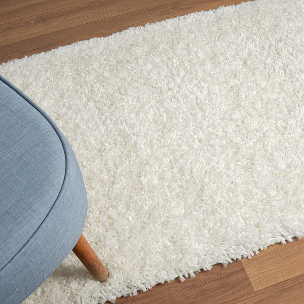 Hochflorteppich My Shaggy - Polypropylen / Jute - Creme - 80 x 250 cm - Image 6