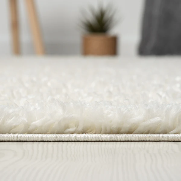 Hochflorteppich My Shaggy - Polypropylen / Jute - Creme - 80 x 250 cm - Image 7