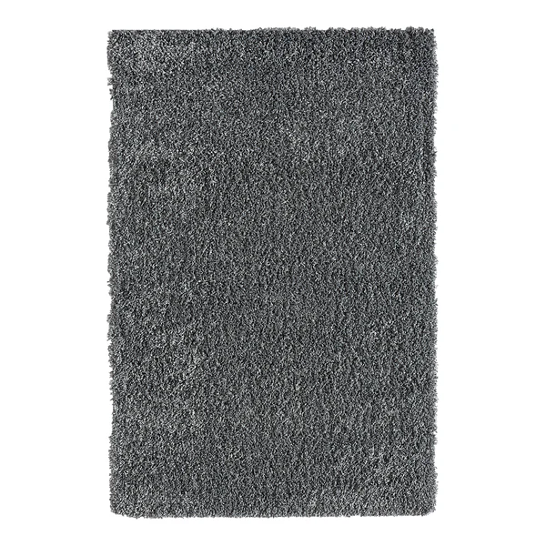 Hochflorteppich My Shaggy - Polypropylen / Jute - Grau - 120 x 180 cm