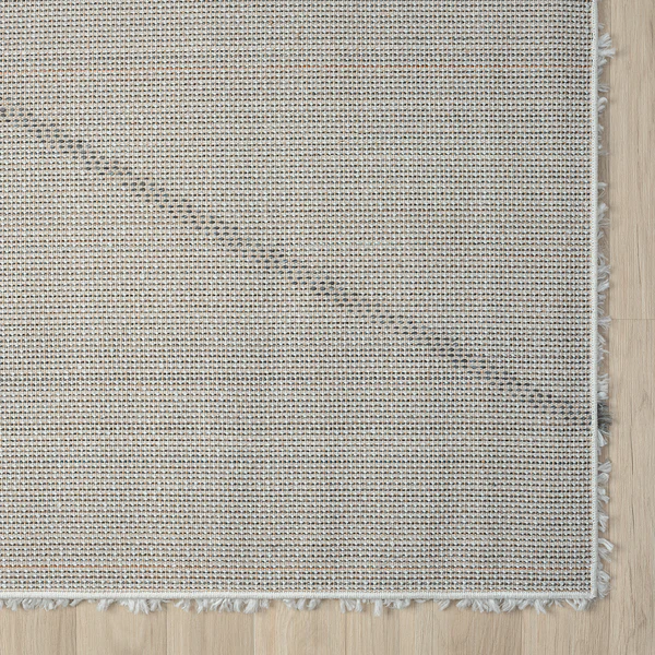 Hochflorteppich My Shaggy Raute - Polypropylen / Jute - Creme / Grau - 60 x 90 cm - Image 4