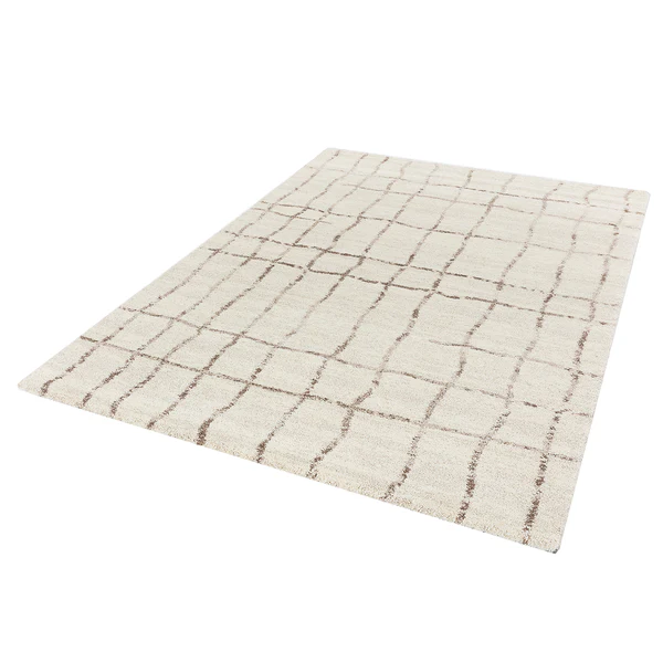 Hochflorteppich Savona II - Webstoff - Creme / Taupe - 80 x 150 cm - Image 2