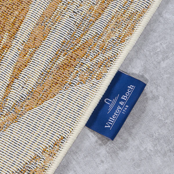 In- & Outdoor Teppich Charles - Polyester / BCF - Creme / Gold - 200 x 285 cm - Image 6