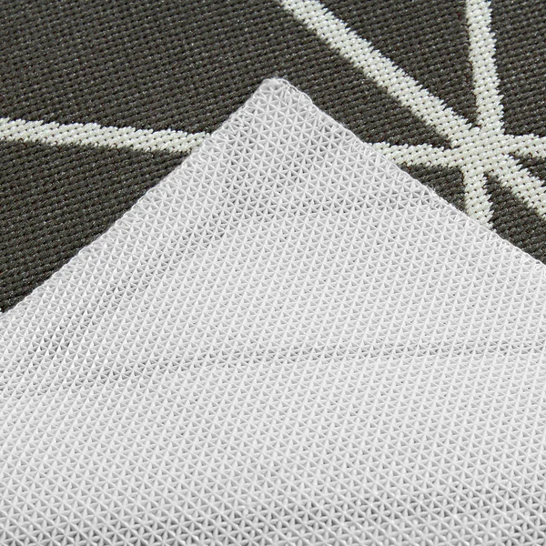 In-/Outdoorteppich M2K - Kunstfaser - Elfenbein / Grau - 80 x 150 cm - Image 6