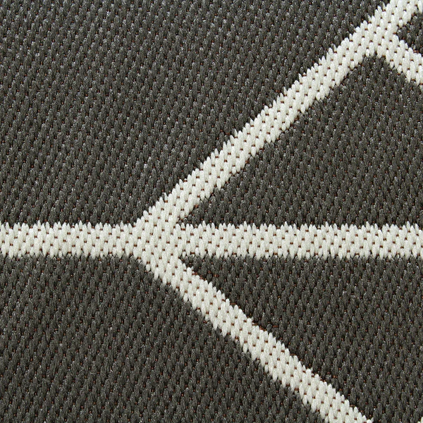 In-/Outdoorteppich M2K - Kunstfaser - Elfenbein / Grau - 80 x 150 cm - Image 7