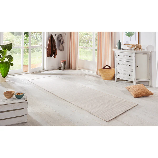 In-/Outdoorteppich Nature - Kunstfaser - Creme - Image 2