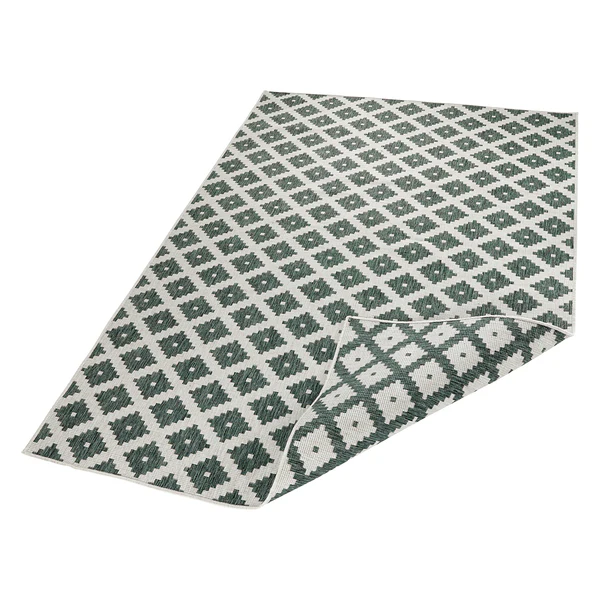 In-/Outdoorteppich Nizza - Polypropylene - Dunkelgrün - 80 x 150 cm - Image 4