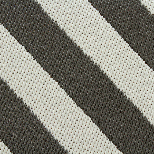 In-/Outdoorteppich Saal - Kunstfaser - Elfenbein / Grau - 80 x 150 cm - Image 7