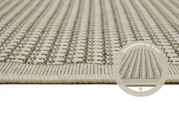In-/Outdoorteppich Savannah I - Polypropylen - wendbar - Hellbraun - 80 x 150 cm - Image 19