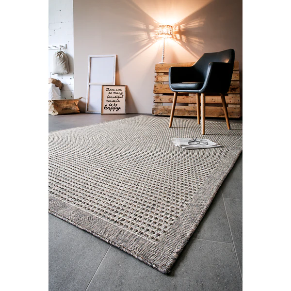 In-/Outdoorteppich Savannah I - Polypropylen - wendbar - Hellbraun - 80 x 150 cm - Image 3