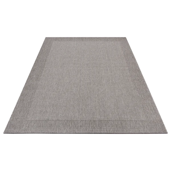 In-/Outdoorteppich Vena - Polypropylen - Grau - 80 x 150 cm - Image 3