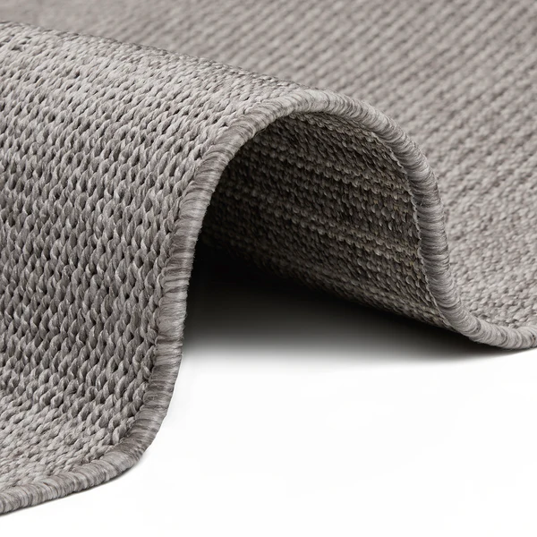 In-/Outdoorteppich Vena - Polypropylen - Grau - 80 x 150 cm - Image 4