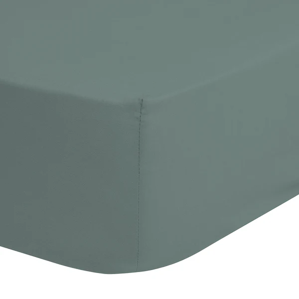 Jersey-Spannbettlaken Henty - Baumwolle - Hellgrün - 60 x 120 cm